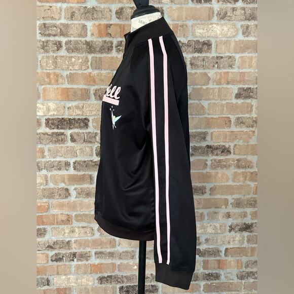 Disney store tinkerbell pink black athletic full zip jacket women’s size xxl - Picture 4 of 10